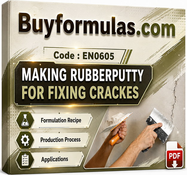 Making rubber crack putty 