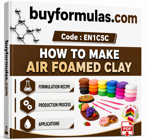 How to make foam air play dough clay