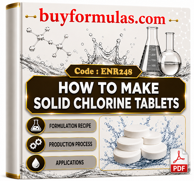 Making chlorine effervescent tablets