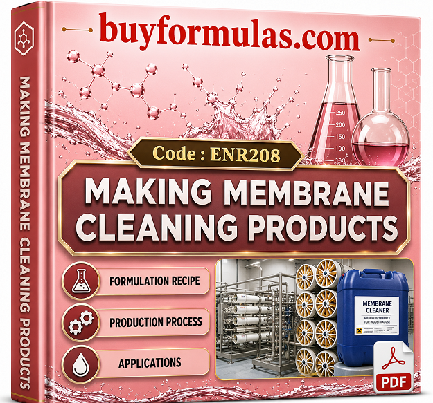 Membrane cleaning products for water systems