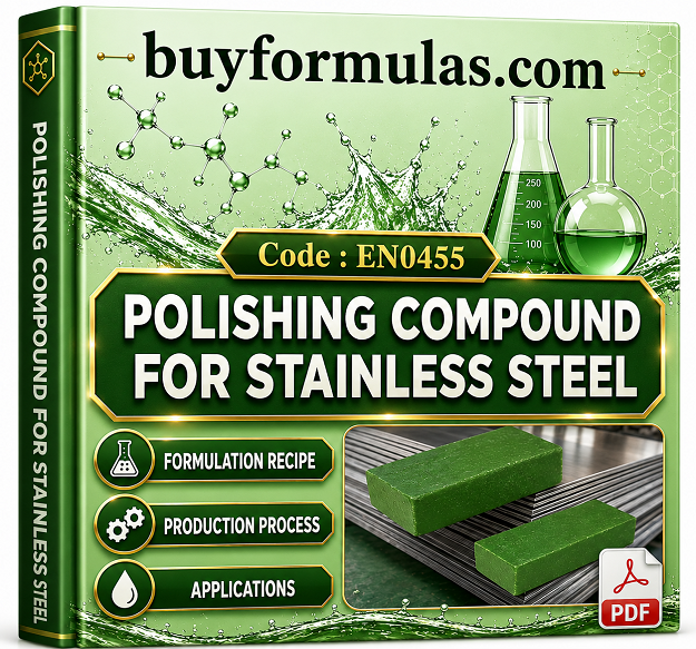 Metal polishing compound for stainless steel