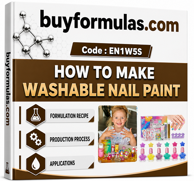 How to make washable nail paint for children