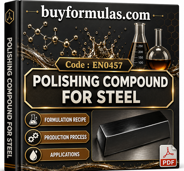 Metal polishing compound for steels