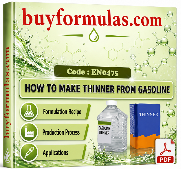 How to make thinner  from gasoline